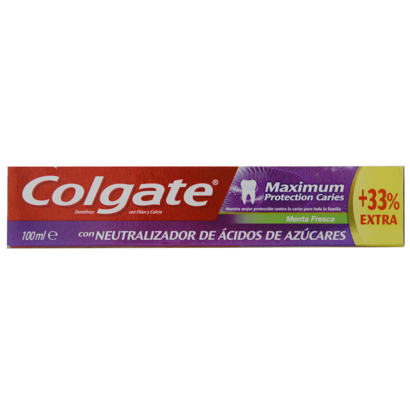 COLGATE MAXIMUM PROTECCION CARIES MENTA FRESCA 100 ML