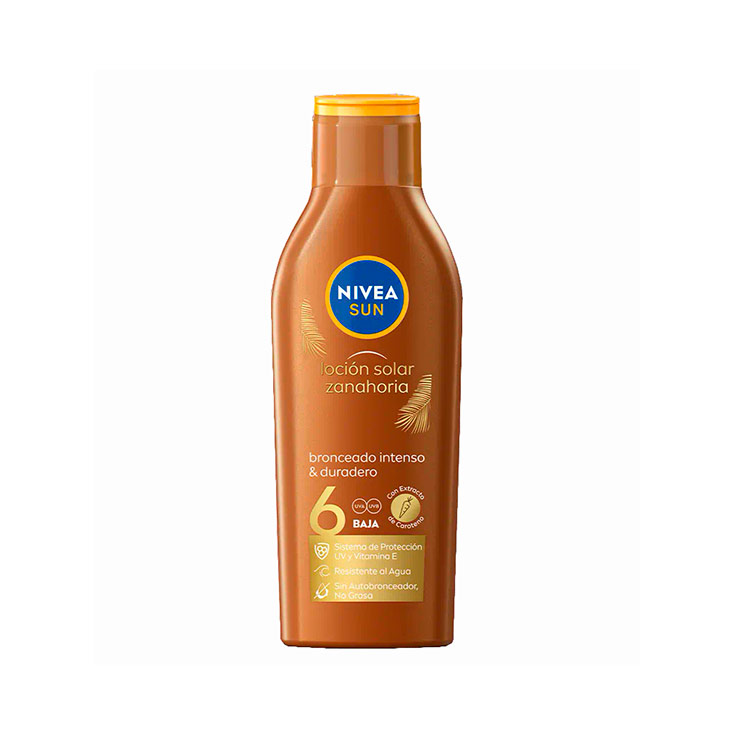 NIVEA LECHE SOLAR ZANAHORIA SPF6 200ML. 1