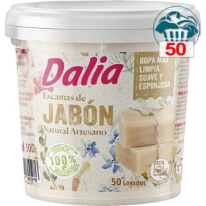 DALIA JABON EN ESCAMAS NATURAL 500 GRS