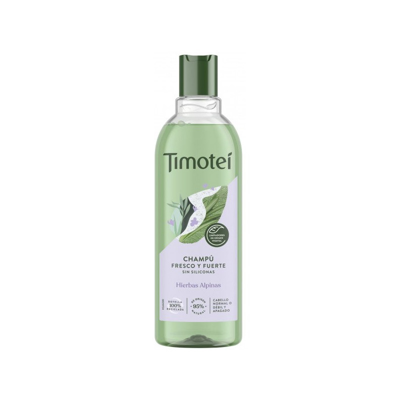 TIMOTEI CHAMPU FRESCO Y FUERTE HIERBAS 400 ML. 1