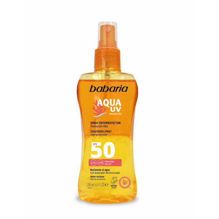 BABARIA AQUA UV FOTOPROTECTOR SPF50 SPRAY 200 ML 1