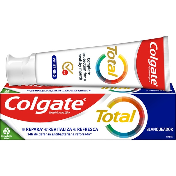 COLGATE TOTAL PASTA DE DIENTES BLANQUEADORA 24 HORAS 75 ML. 1