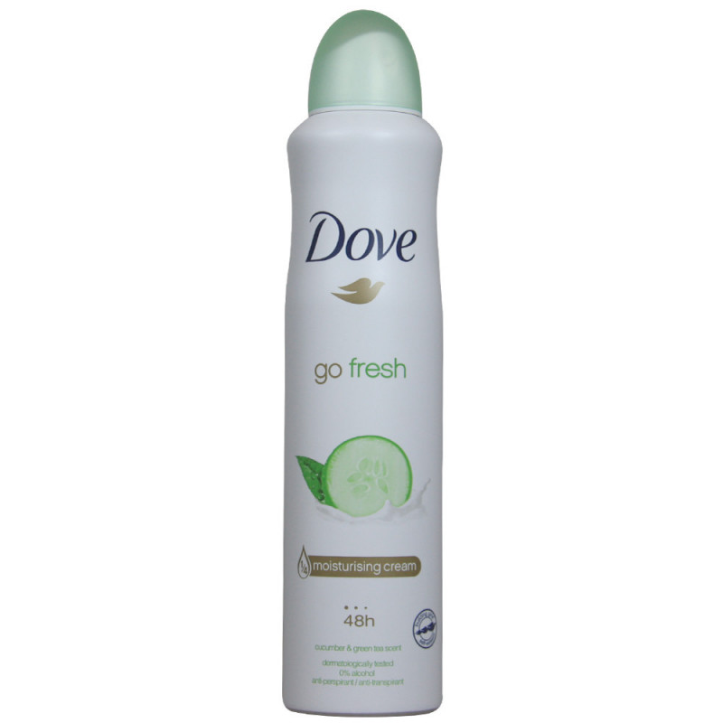 DOVE DEO SPRAY GO FRESH PEPINO 250 ML 1