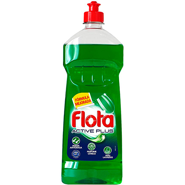 FLOTA LAVAVAJILLAS A MANO ACTIVE PLUS 600 ML 1