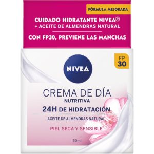 NIVEA CREMA DE DIA NUTRITIVA PIEL SECA Y SENSIBLE SPF30 50 ML