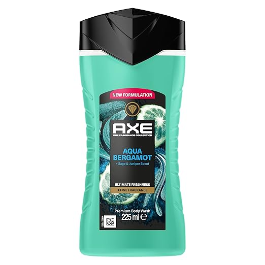 AXE AQUA BERGAMOT GEL DE DUCHA 225 ML 1