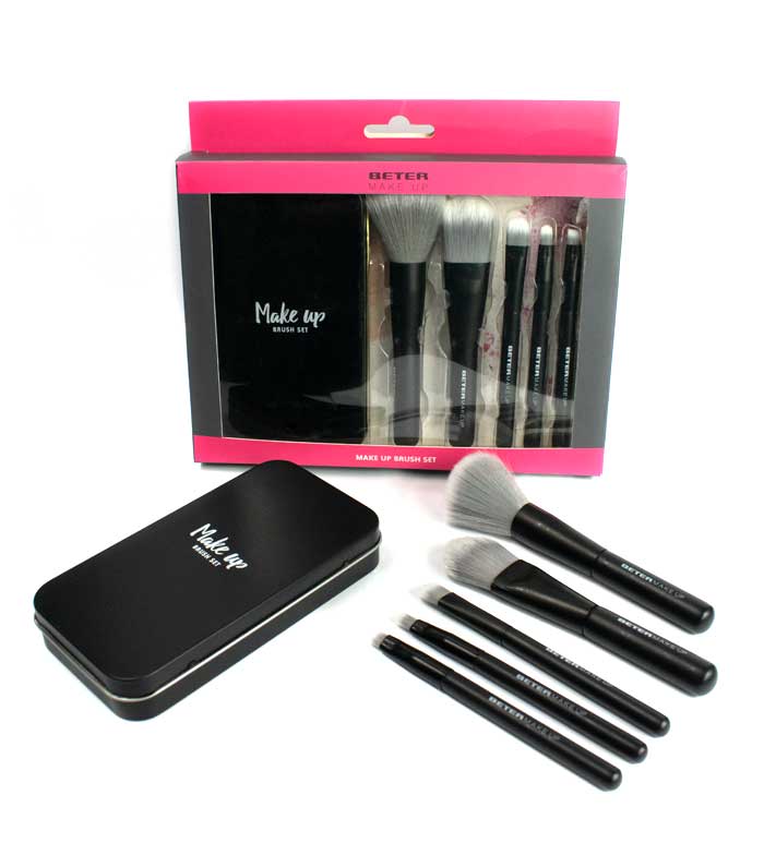 BETER SET 2 BROCHAS+3 PINCELES+LATA KIT 1