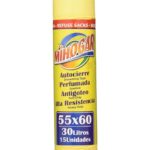 MIHOGAR BOLSA BASURA AMARILLA AUTOCIERRE 30L. 15UDS 4