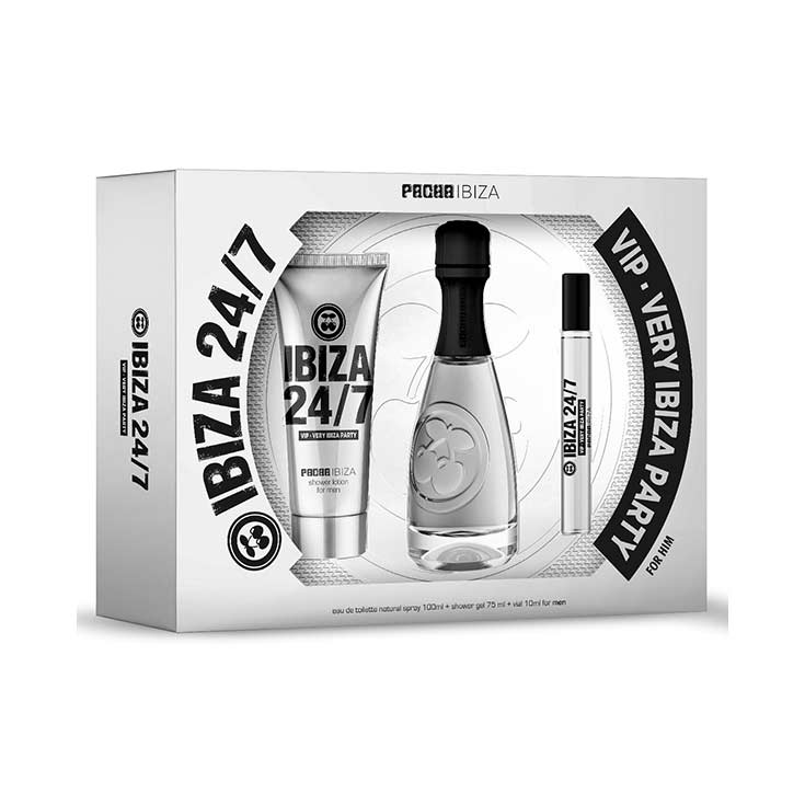 PACHA IBIZA MEN 24/7 VIP ESTUCHE 3 PIEZAS 1