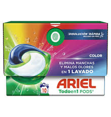 ARIEL PODS TODO EN 1 COLOR 10 UDS 1