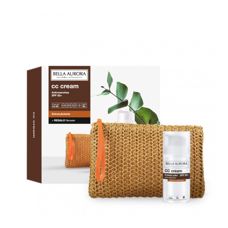 BELLA AURORA PACK SOLAR CC CREAM EXTRACUBRIENTE SPF50+ 1
