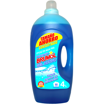 BRUMOL GEL ACTIVO DETERGENTE LIQUIDO 60 1