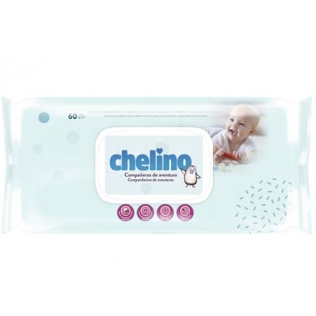 CHELINO TOALLITAS HUMEDAS TAPA 60 UDS 1