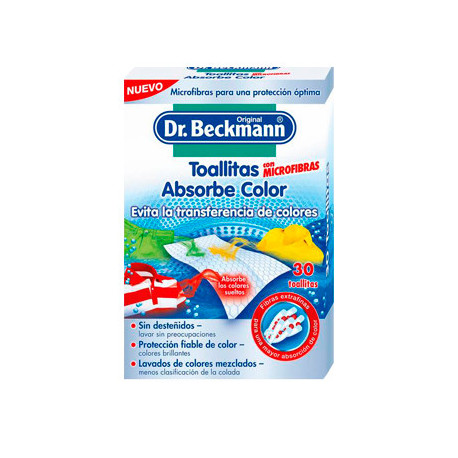 BECKMANN TOALLITAS ABSORBE COLOR 30 UDS 1