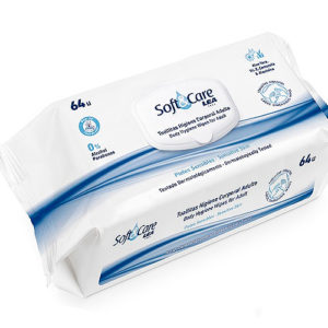 LEA  SOFT & CARE TOALLITA HUMEDAS CORPORAL ADULTO 64 UDS.