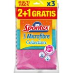 SPONTEX BAYETA MICROFIBRA 2+1 4
