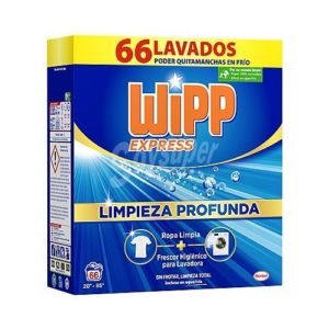 WIPP MALETA LIMPIEZA PROFUNDA DETERGENTE EN POLVO 66 LAV.