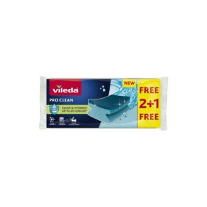 VILEDA PRO CLEAN SALVAUÑAS ESTROPAJO 2+1