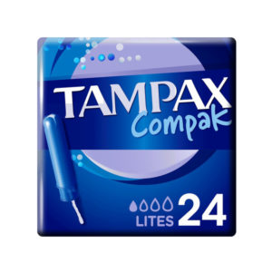 TAMPAX COMPAK LITES 24UDS