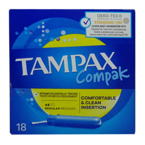 TAMPAX COMPAK REGULAR 18 UDS