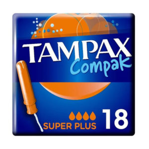TAMPAX COMPAK SUPER PLUS 18 UDS