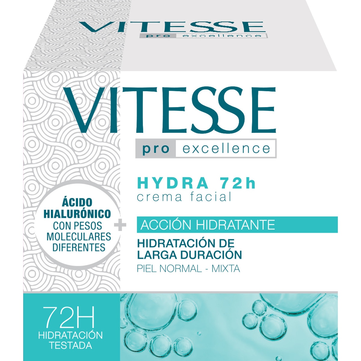 VITESSE HYDRA 72 H CR.FACIAL F-15 50 ML 1