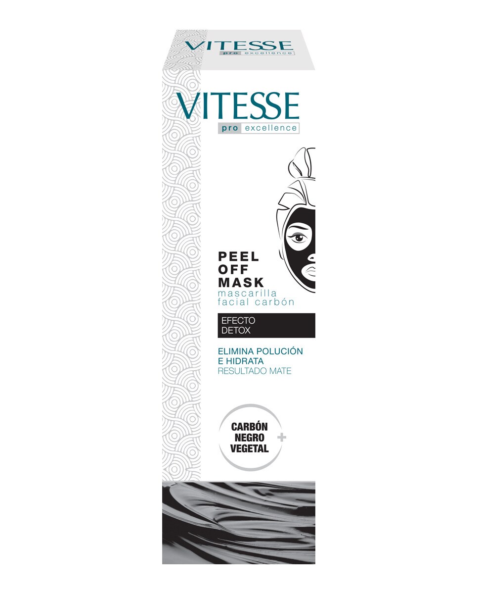 VITESSE MASCARILLA FACIAL CARBON PEEL OFF 75 ML 1