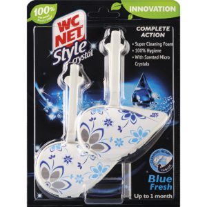 WC NET COLGADOR BLUE FRESH DUPLO