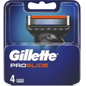 GILLETTE FUSION PROGLIDE CARGADOR 4 UDS