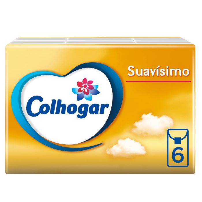 COLHOGAR SUAVISIMO PAÑUELOS 6 PAQUETES 1