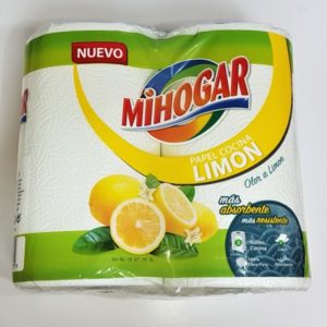 MIHOGAR PAPEL COCINA LIMON 2CAPAS 2ROYOS