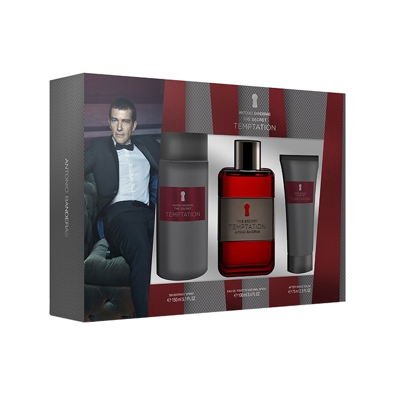 ANTONIO BANDERAS THE SECRET TEMPTATION ESTUCHE 3 PIEZAS 1