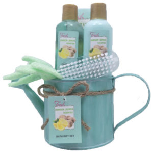 POKHARA 21 SET BAÑO REGADERA VERDE 5P