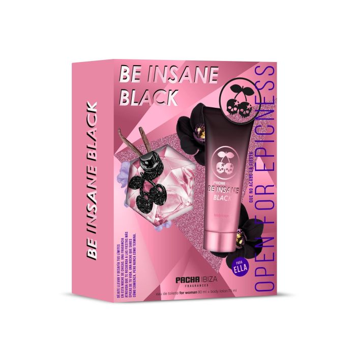 PACHA BE INSADE BLACK WOMAN ESTUCHE EAU DE TOILETTE 80 ML 1