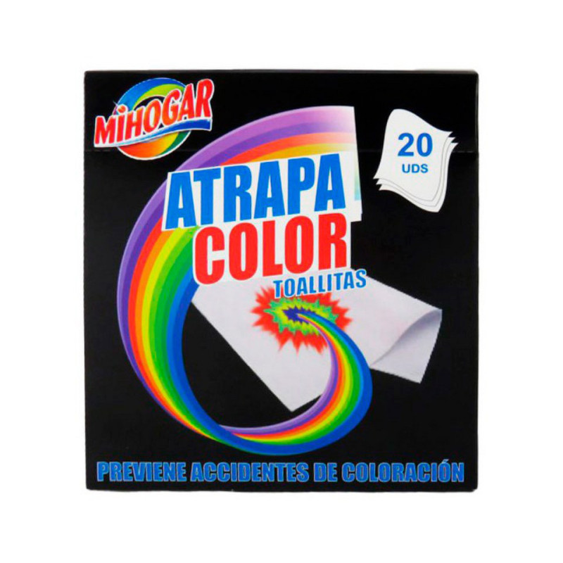 MIHOGAR TOALLITAS ATRAPA COLOR 20 UDS 1
