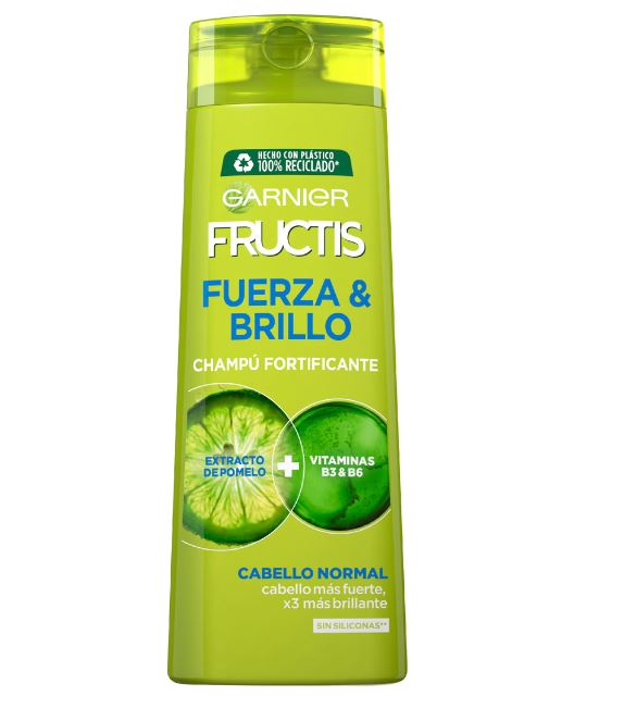 FRUCTIS FUERZA Y BRILLO CHAMPÚ FORTIFICANTE CABELLO NORMAL 380 ML 1
