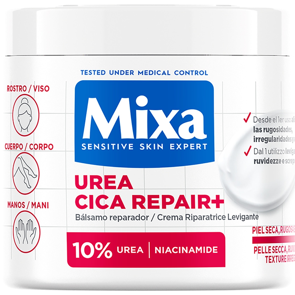 MIXA UREA CICA REPAIR+BALSAMO REPARADOR PIEL SECA 400ML 1