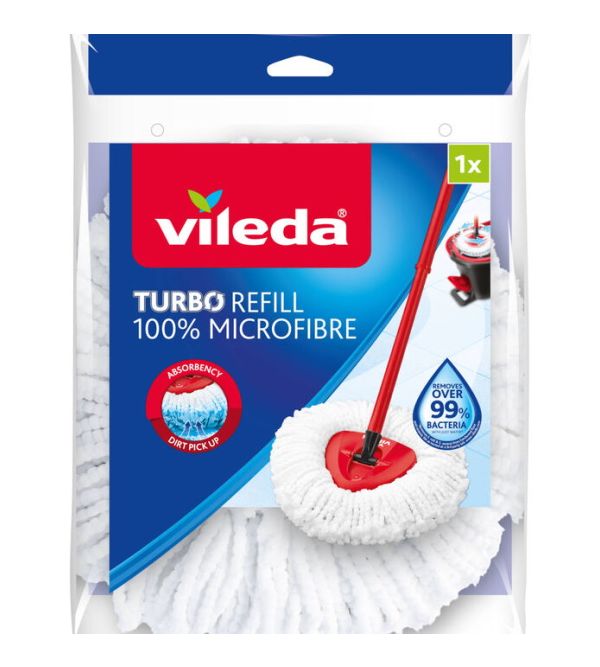 VILEDA TURBO REFILL RECAMBIO FREGONA MICROFIBRA 1