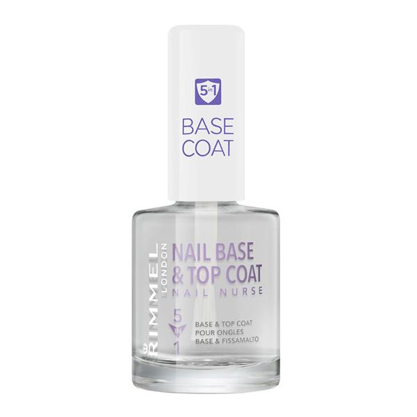 RIMMEL LONDON NAIL BASE & TOP COAT 5EN1 1